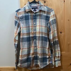 Tommy Hilfiger Plaid Regular Fit Poplin Shirt